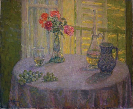 Henri Le Sidaner - Il bouquet davanti alla finestra, McMaster Museum of Art, Hamilton